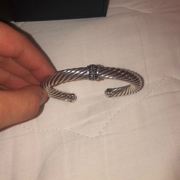 David Yurman Jewelry - DAVID YURMAN Beautiful black diamond cuff bracelet